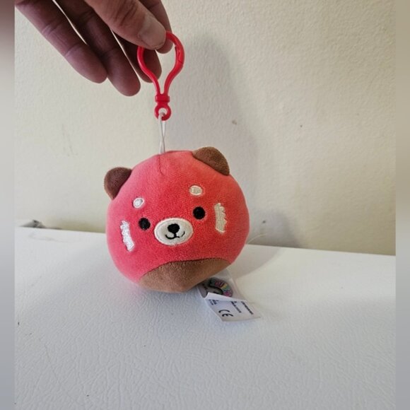 Squishmallows – Cici the Red Panda 3.5″ Clip-On Plush - Picture 1 of 6